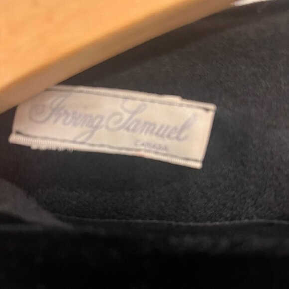 VINTAGE Irving Samuel black and gold long sleeve dress. - Picture 8 of 9